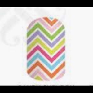 Jamberry Nail Wraps “Candy Chevron”